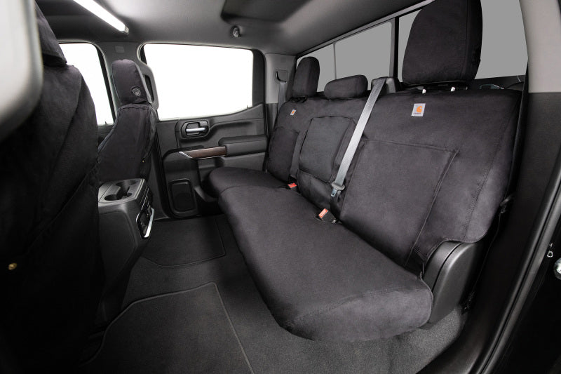 Covercraft 21-24 Ford F-250 Carhartt Super Dux SeatSaver Custom Second Row Seat Covers - Black