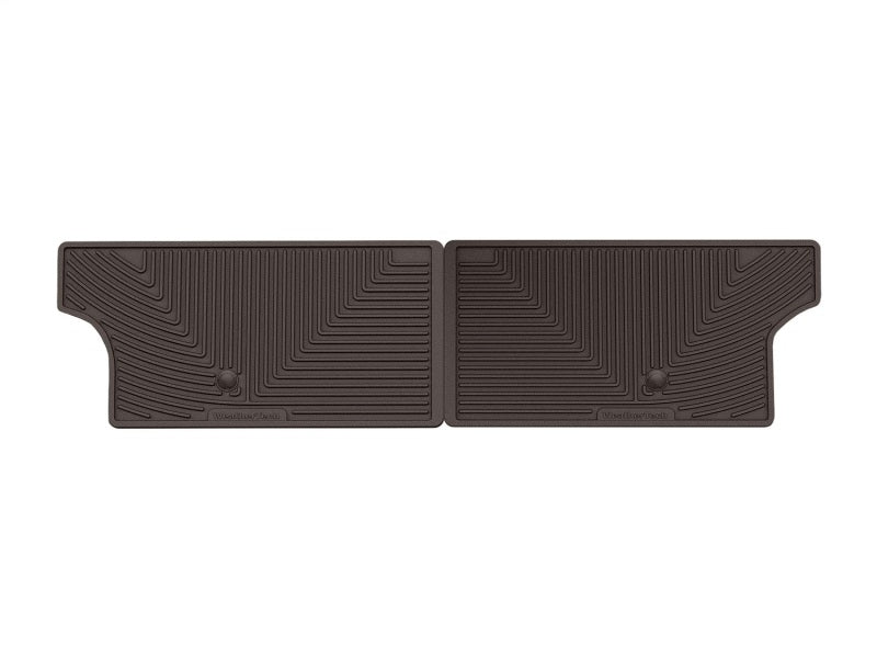 WeatherTech 21-22 Toyota Sienna Rear Rubber Mats - Cocoa