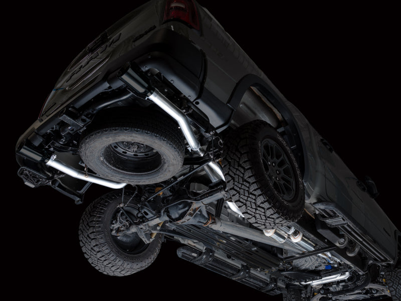 AWE Tuning 2025+ RAM 1500 3.0TT Rebel 0FG Cat-Back Exhaust w/ Diamond Black Tips