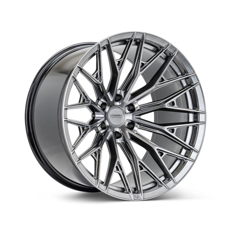 Vossen HFX-6 20x10 / 6x139.7 / ET18 / 106.1 / Super Deep - Hyper Black Wheel