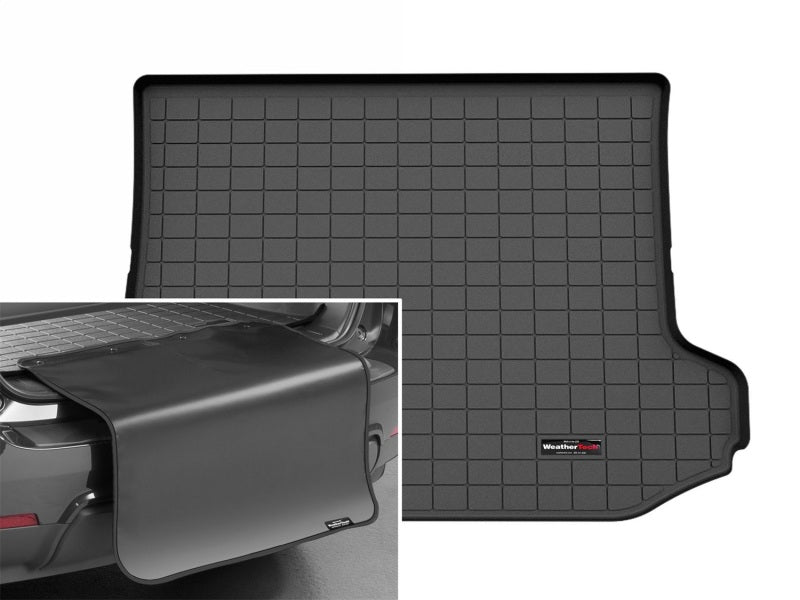 WeatherTech 06-12 Toyota Rav4 Cargo Liner w/ Bumper Protector - Black