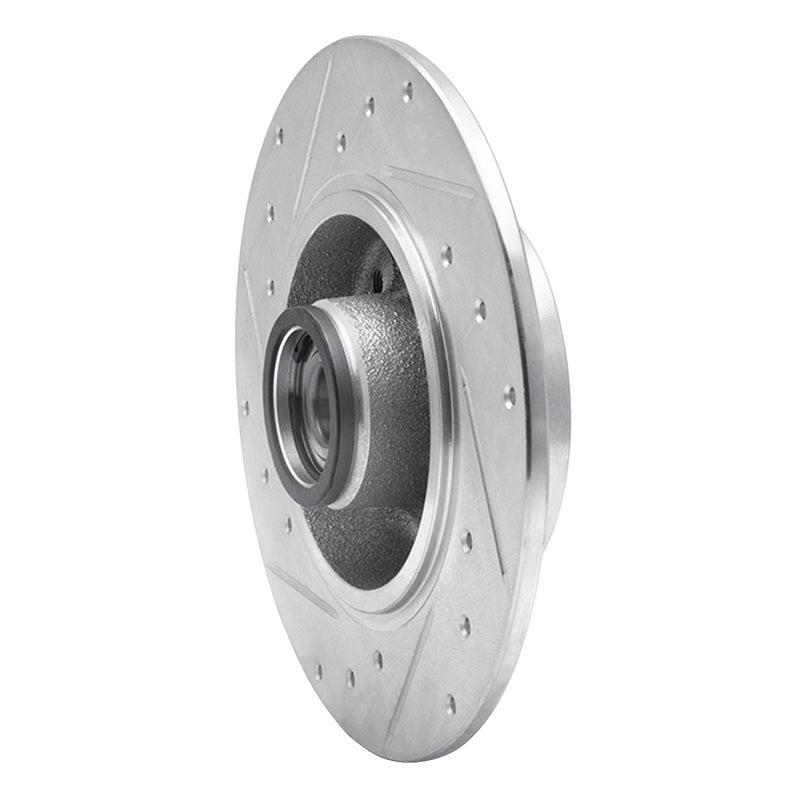 R1 11-15 Renault Fluence (Mexico) Rear Right Drilled & Slotted Silver Brake Rotor