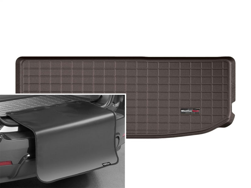 WeatherTech 2020+ Hyundai Palisade Cargo With Bumper Protector - Cocoa