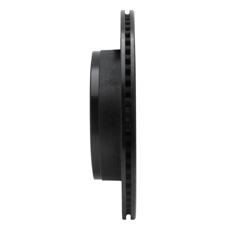 R1 02-24 Chrysler ASPEN Rear Right Drilled & Slotted Black Brake Rotor