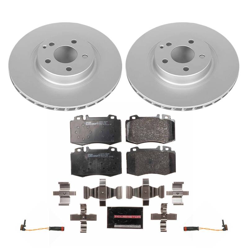 Power Stop 2003 Mercedes-Benz SL500 Front Euro-Stop Brake Kit