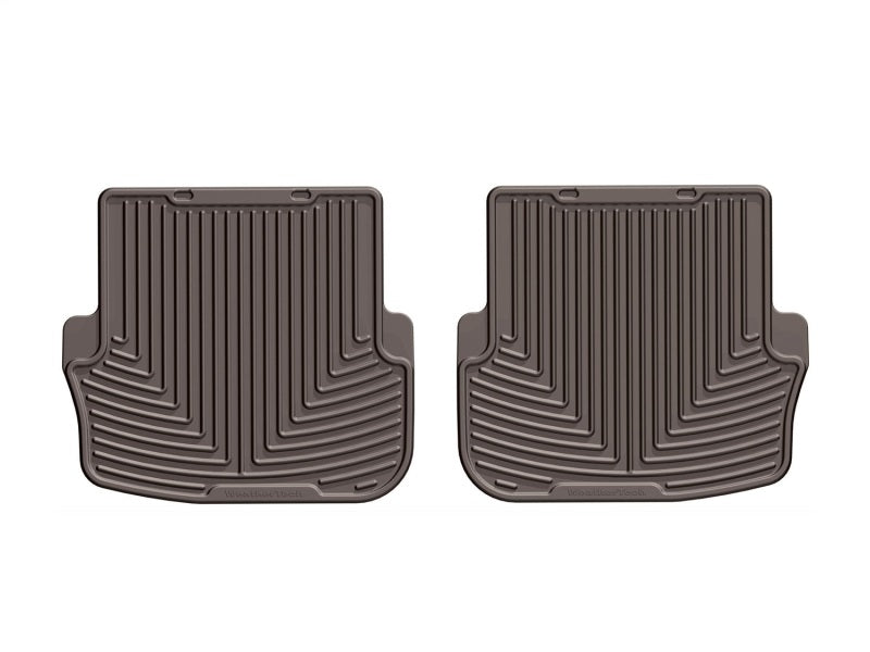 WeatherTech 2017+ Mercedes-Benz C-Class Rear Rubber Mats - Cocoa