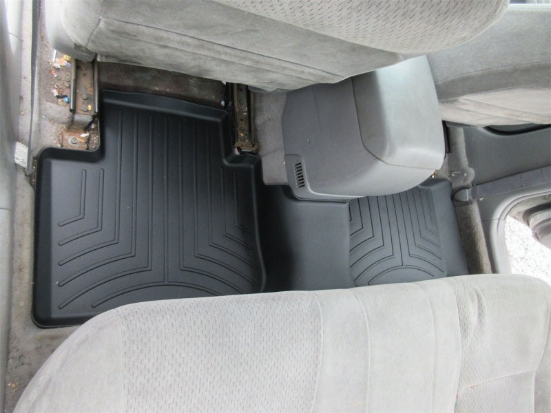 WeatherTech 02-06 Toyota Camry Rear FloorLiner - Black (Vehicles w/Power Passenger 1st Row Seat)