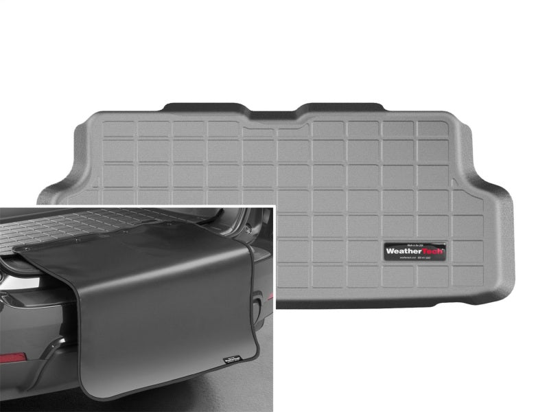 WeatherTech 12-15 Mini Convertible Cargo Liners w/ Bumper Protector - Grey