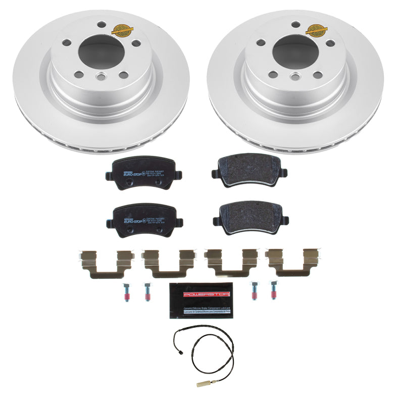 Power Stop 10-13 BMW 128i Rear Euro-Stop Brake Kit