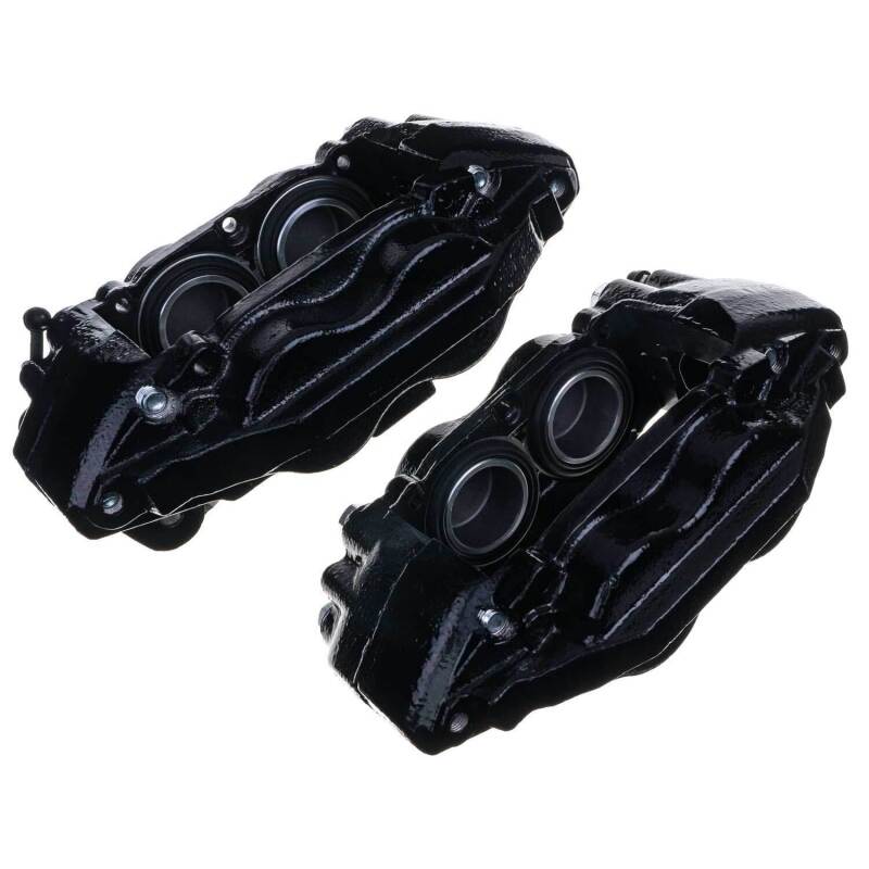 Power Stop 07-15 Toyota Tundra Front Black Caliper Pair w/o Bracket