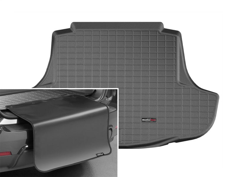 WeatherTech 2019 + Lexus ES Cargo w/ Bumper Protector - Black
