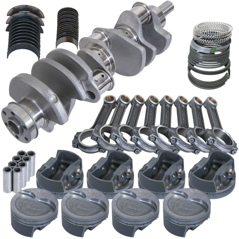 Eagle Ford 351W 4.000in Crank 6.250in I-Beam Rods -26cc Inv Dome 4.040in Pistons Balanced Assembly