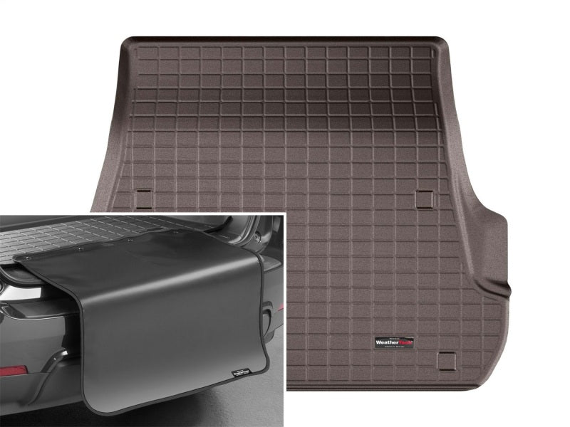 WeatherTech 2020+ Toyota Land Cruiser Cargo With Bumper Protector - Cocoa