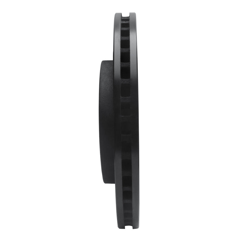 R1 05-10 Jeep Commander Front Right Drilled & Slotted Black Brake Rotor