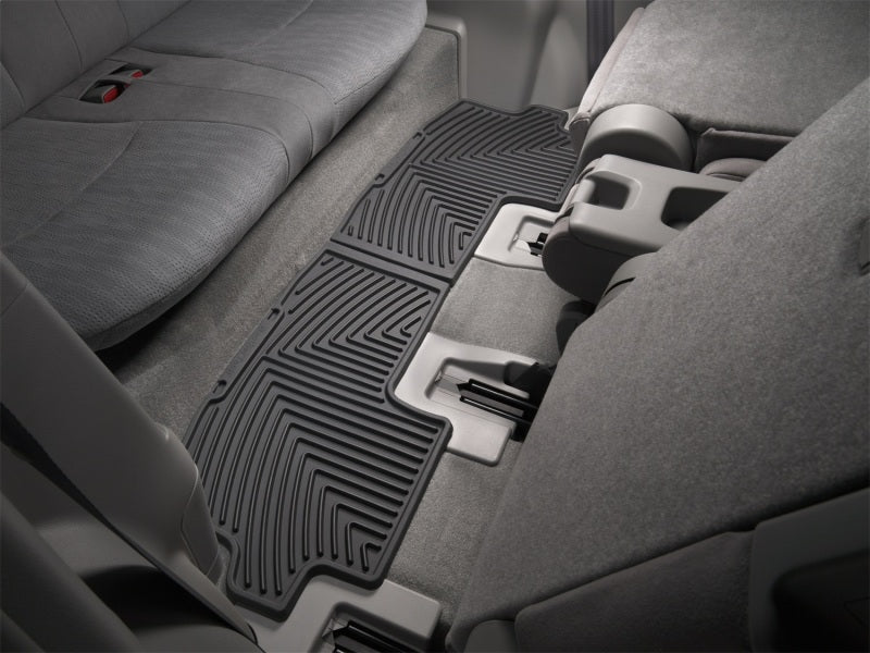 WeatherTech 08-13 Toyota Highlander Rear Rubber Mats - Black