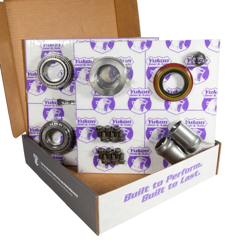 Yukon Gear 8.875in GM 12T Thick 3.73 Rear Ring & Pinion Install Kit Axle Bearings and Seals