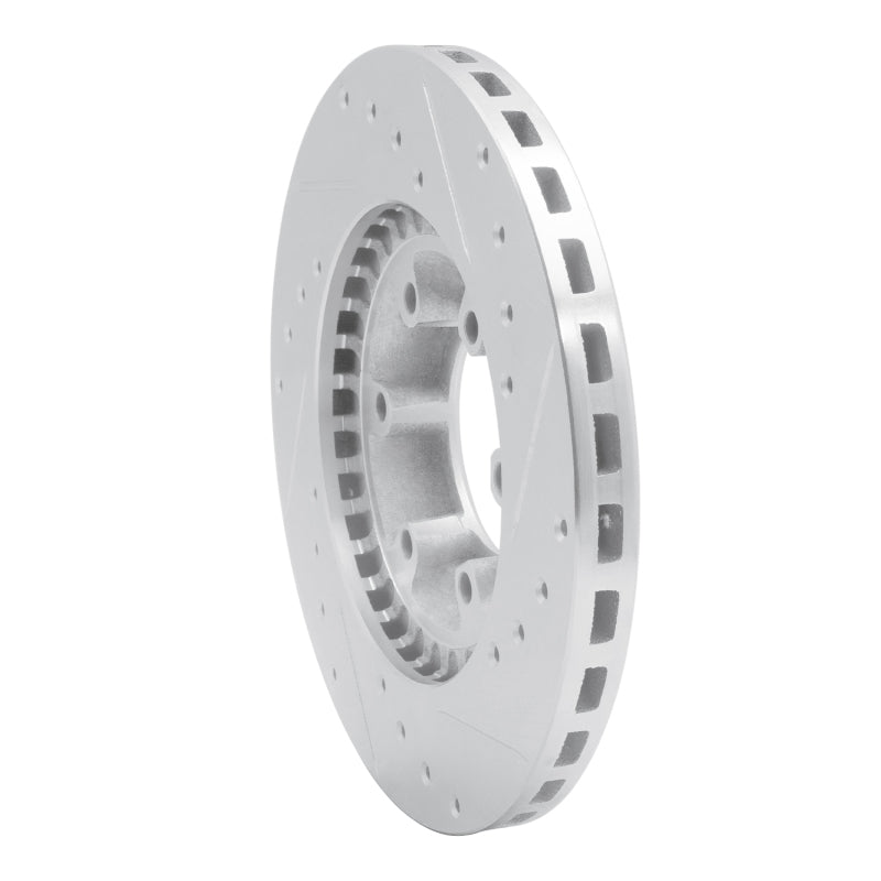 R1 86-95 Dodge Raider Front Left Drilled & Slotted Silver Brake Rotor