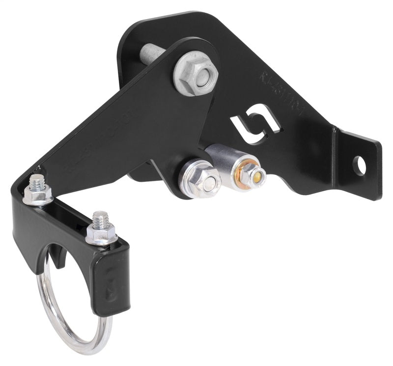 RockJock JK Wrangler Unlimited 4Dr High Steer Front Trac Bar & Stabilizer Shock Relocation Bracket