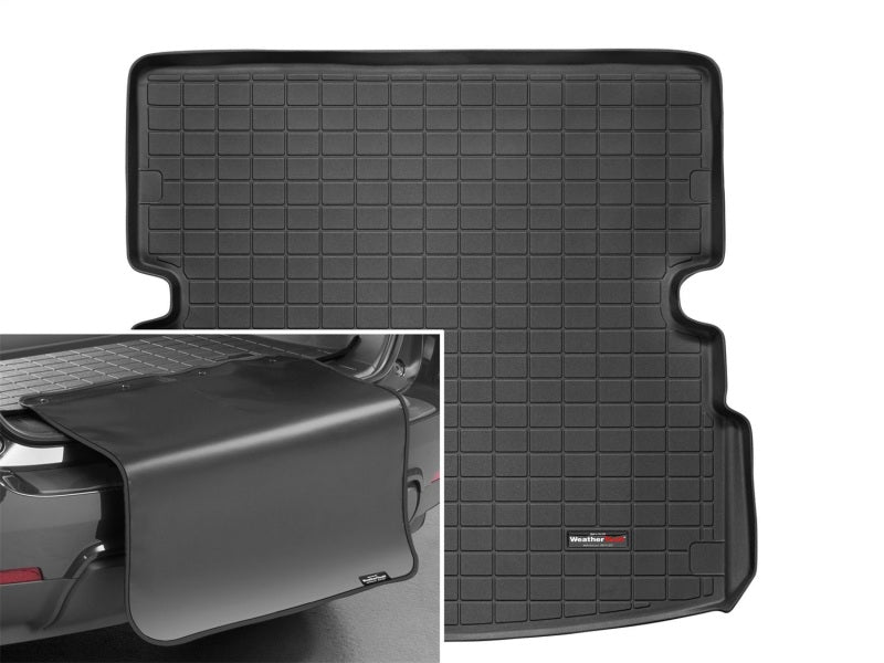 WeatherTech 07-15 Audi Q7 Cargo Liner w/Bumper Protector - Black (Some Carpet Will Show)