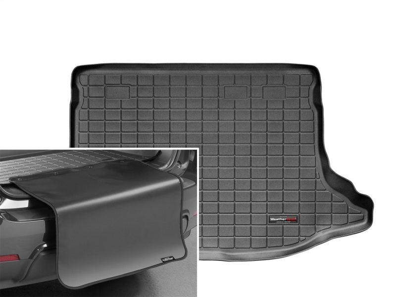 WeatherTech 09-13 Toyota Matrix/ 09-13 Pontiac Vibe Cargo Liner w/ Bumper Protector - Black