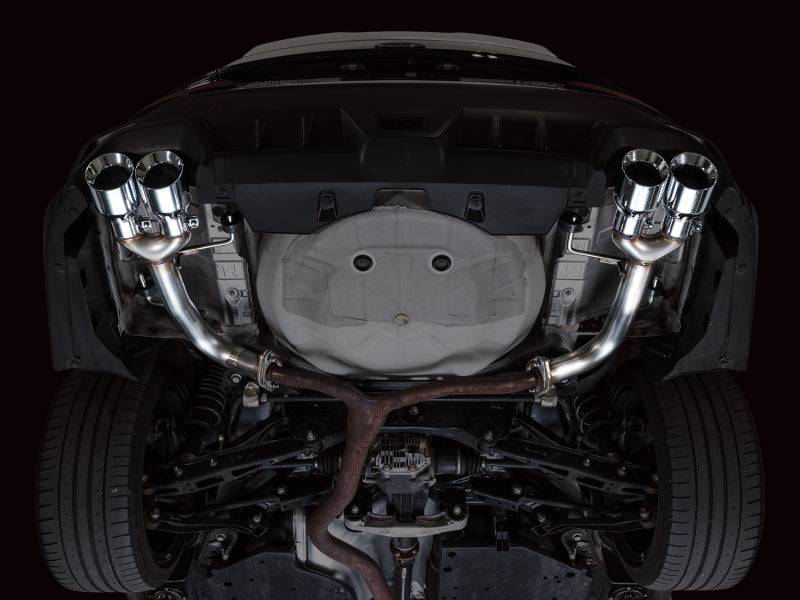 AWE Tuning 22-25 Subaru VB WRX Track Edition Axle-Back Exhaust - Chrome Silver Tips