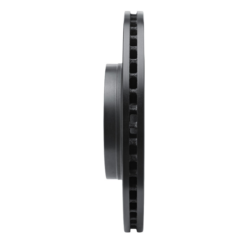 R1 18-25 Jeep Gladiator Front Left Drilled & Slotted Black Brake Rotor