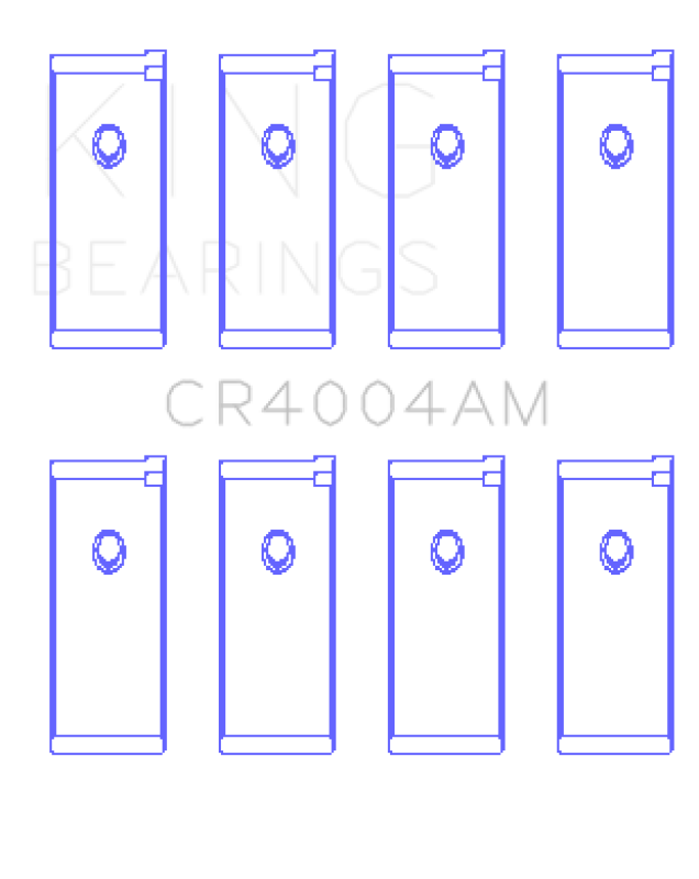 King Engine Bearings Isuzu 4XC1/4XC1T 1.5L (Size STD) Rod Bearing Set