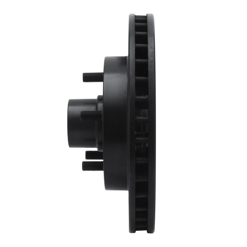 R1 88-94 Chevrolet C1500 Front Left Drilled & Slotted Black Brake Rotor