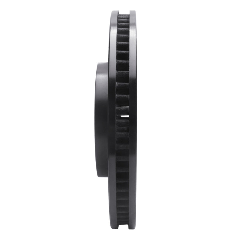R1 03-07 Cadillac CTS Front Right Drilled & Slotted Black Brake Rotor