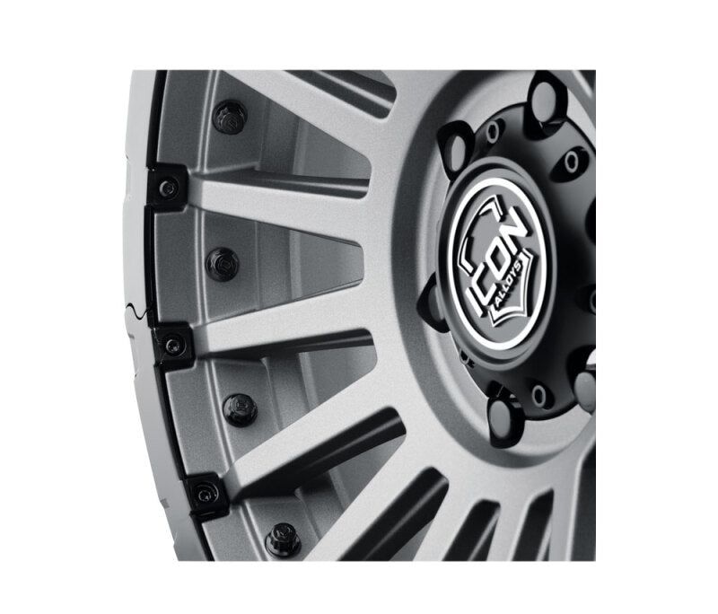 ICON Alloys Recon Pro Satin Charcoal- 18 X 9 - 6 X 135 - 6MM 5.25in BS