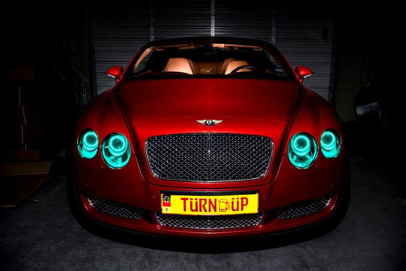 Oracle 10-14 Bentley Continental GT LED Headlight Halo Kit - Red