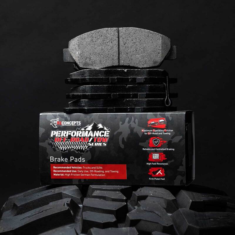 R1 2015-2020 Chevrolet Colorado Front Performance Off-Road/Tow Brake Pads & Hardware Kit