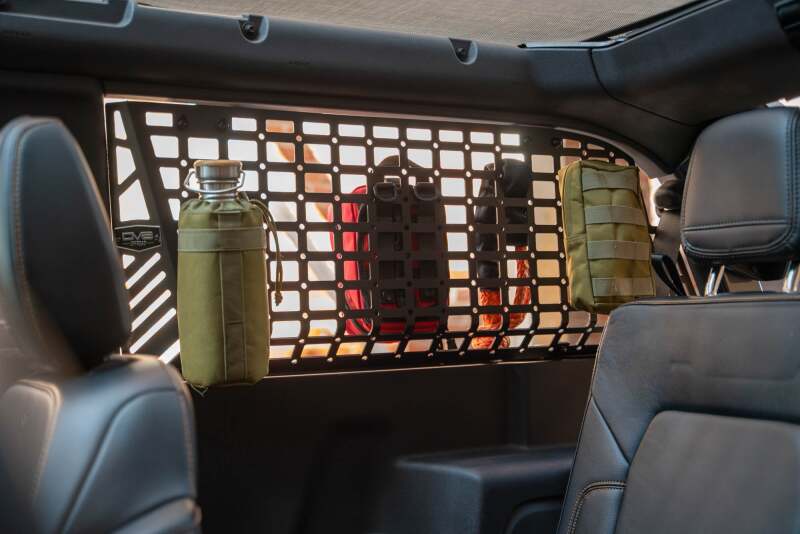 DV8 Offroad 21-24 Ford Bronco 2-Door Rear Window Pocket Molle Panels