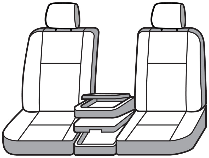 Covercraft 07-12 GMC Sierra1500 Carhartt SeatSaver Custom Front Row Seat Covers - Gravel