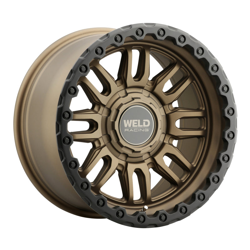 Weld Off-Road Swift 17x9in - 8x165.1 BP - ET-12 - 125.1mm CB - Satin Bronze Wheel & Black Ring