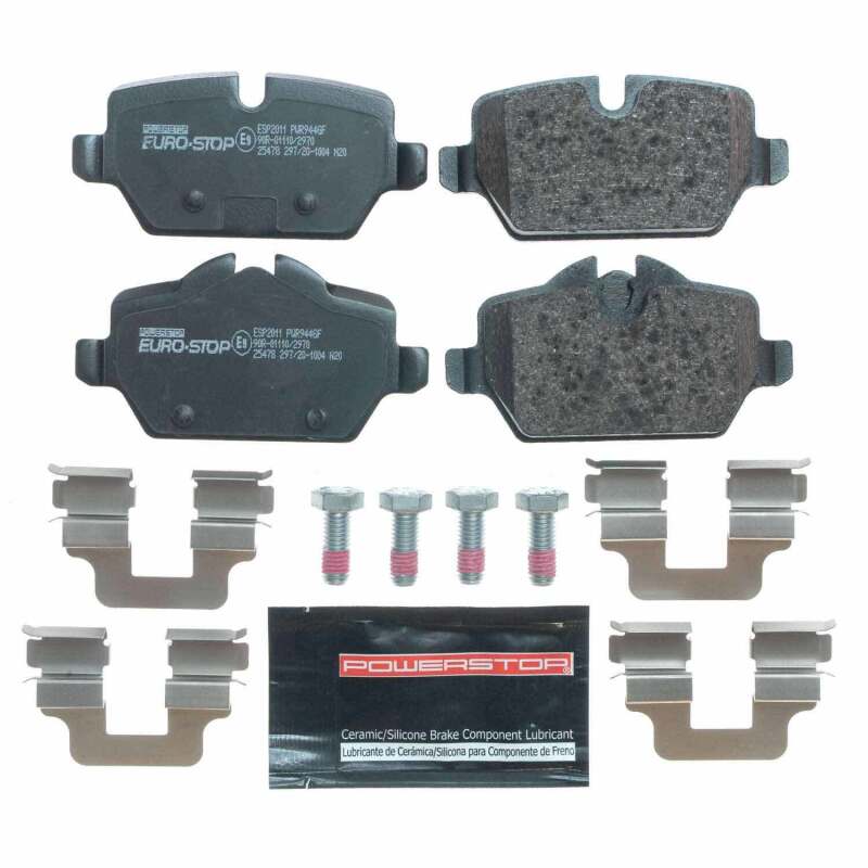 Power Stop 13-16 Mini Cooper Paceman Euro-Stop ECE-R90 Rear Brake Pads