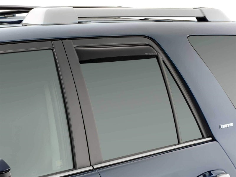 WeatherTech 10-23 Toyota 4Runner Rear Side Window Deflectors - Dark Tint