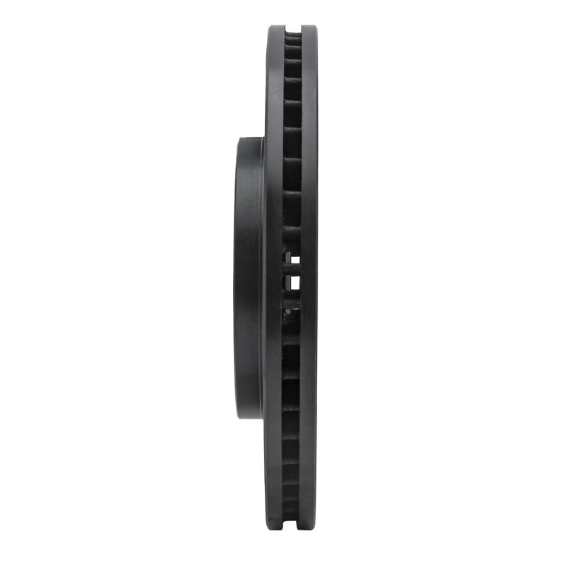 R1 06-11 Chevrolet HHR Front Left Drilled & Slotted Black Brake Rotor