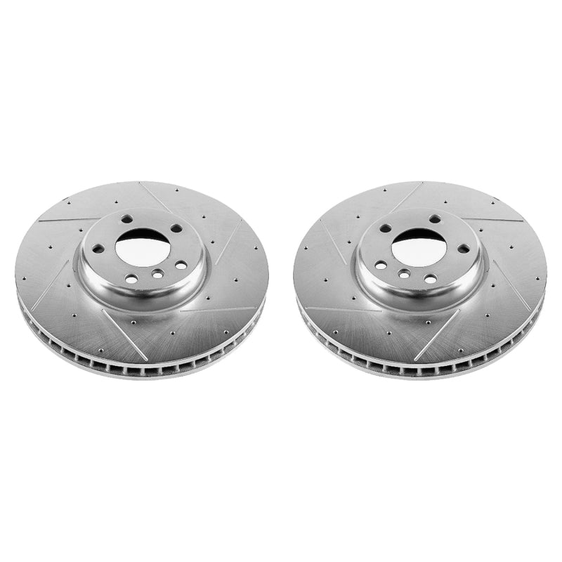 Power Stop 10-17 BMW 535i GT Front Evolution Drilled & Slotted Rotors - Pair