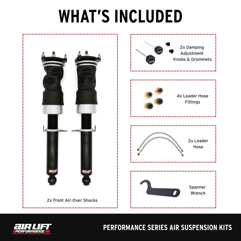 Air Lift Performance 09-13 Infiniti G37 / 09-20 Nissan 370z Front Air Suspension Kit