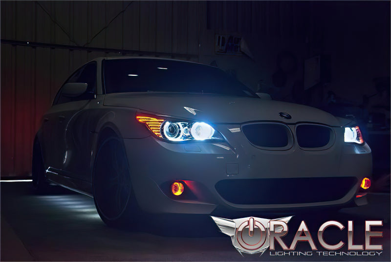 Oracle 03-10 BMW 5 Series LED Headlight Halo Kit - Blue