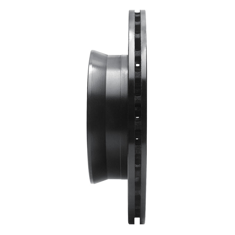 R1 02-06 Dodge Sprinter 3500 Front Left Drilled & Slotted Black Brake Rotor