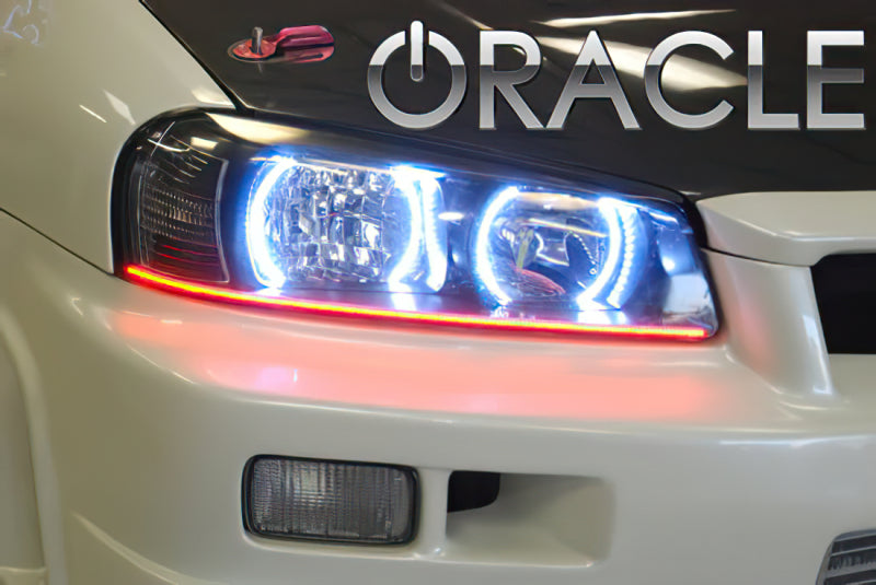 Oracle 98-01 Nissan Skyline LED Headlight Halo Kit - Blue