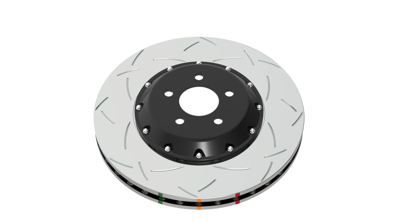 DBA 12-13 Audi TT Quattro RS (370mm Front Rotor) Front 5000 Series Slotted Rotor w/Sliver Hat