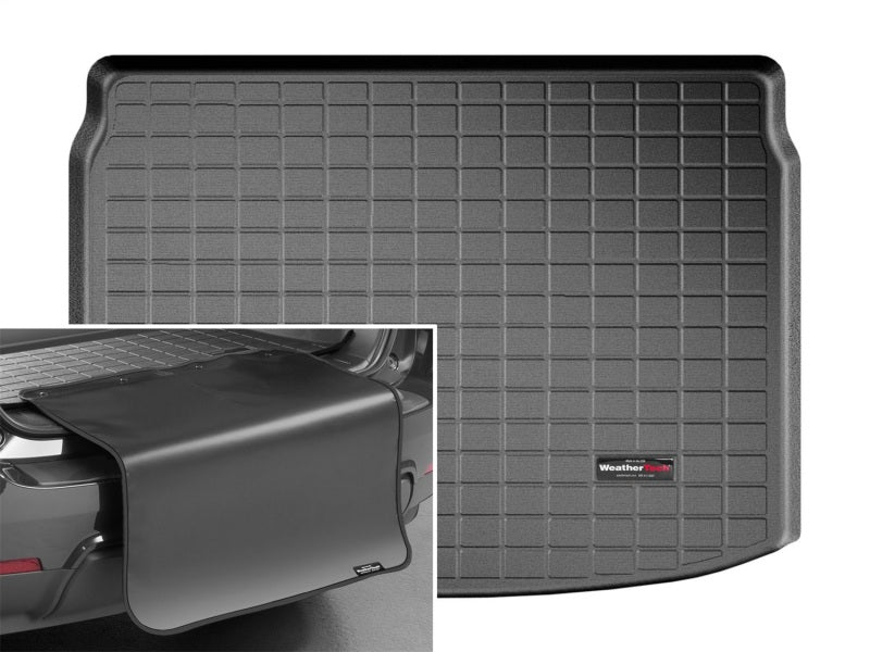 WeatherTech 17-20 Nissan Rogue Cargo With Bumper Protector - Black