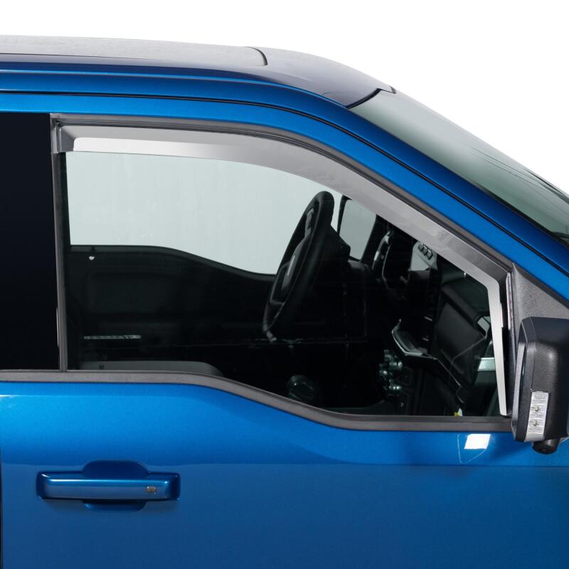 Putco 2021 Ford F-150 Super Crew Element Chrome Window Visors (Set of 4)