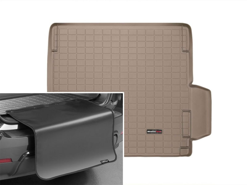 WeatherTech 2013+ Land Rover Range Rover Cargo Liners w/ Bumper Protector - Tan