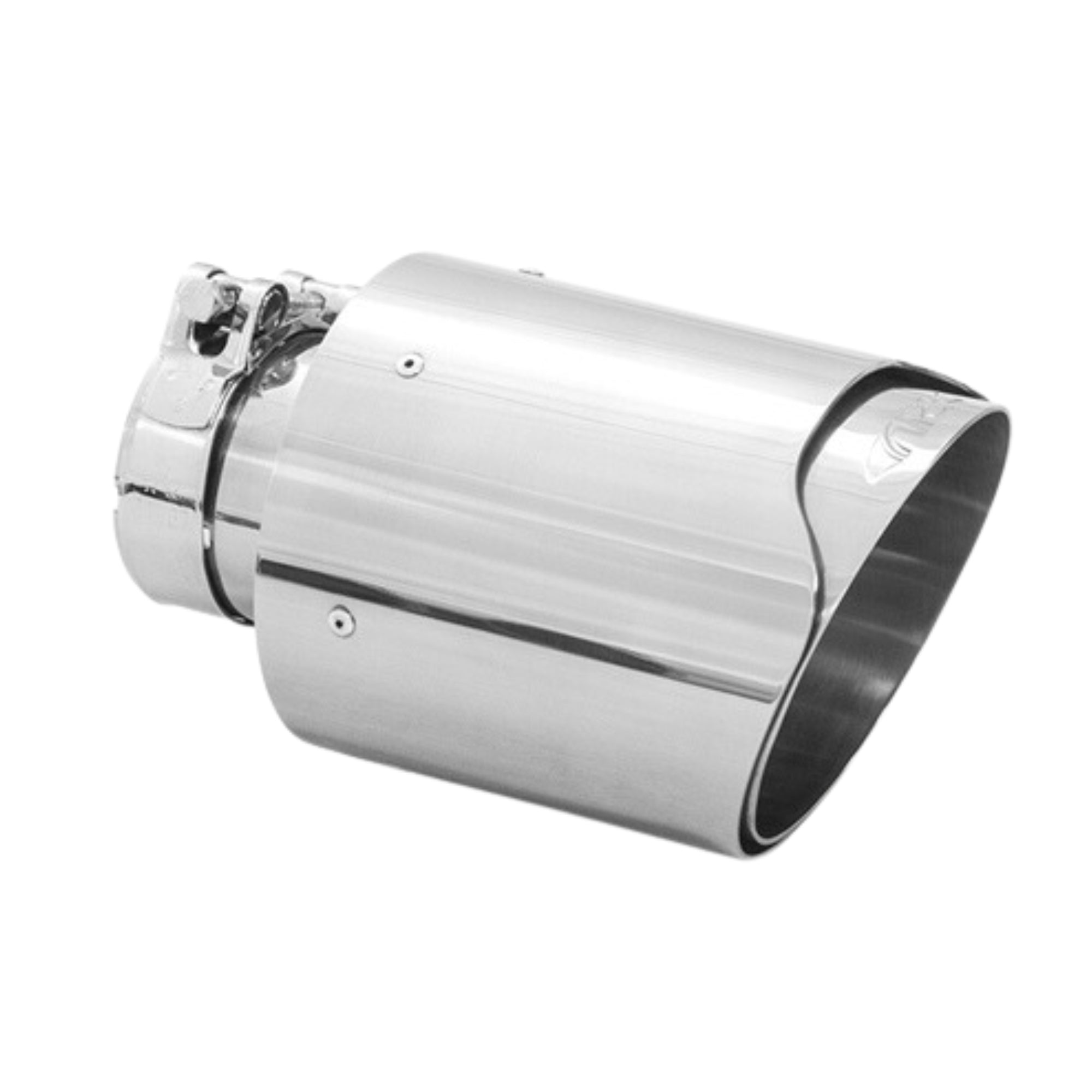 ARK Performance Slip On Single Exhaust Tip - Polished (2.5" Inlet / 4.5" Outlet) - Velocity Factor