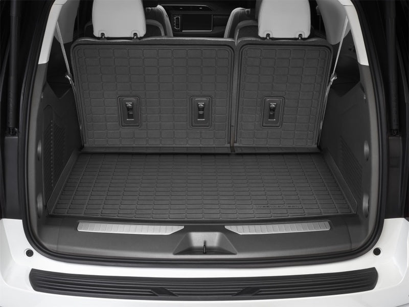 WeatherTech 20-25 Hyundai Telluride SeatBack Cargo Liners HP With Bumper Protector - Black