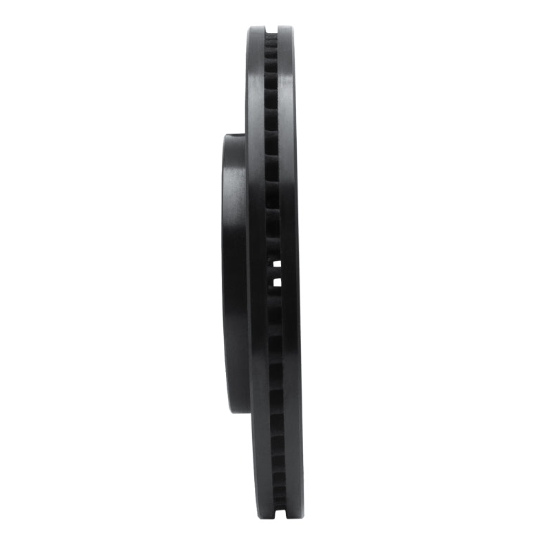 R1 03-11 Ford Crown Victoria Front Left Drilled & Slotted Black Brake Rotor